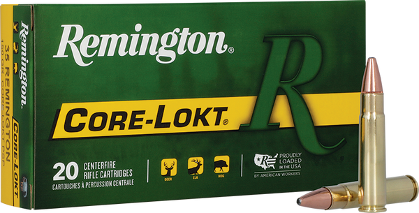 Remington Ammunition 21491 Core-Lokt  35Rem 150gr Soft Point Core-Lokt 20 Per Box/10 Case