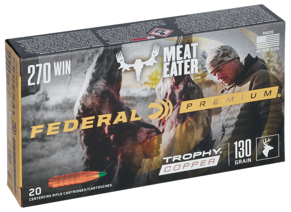 Federal P270TC1 Premium  270Win 130gr Trophy Copper 20 Per Box/10 Case