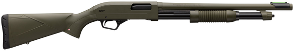 Winchester Repeating Arms 512425695 SXP Defender 20 Gauge 3" 5+1 (2.75") 18", OD Green, Synthetic Furniture, TruGlo Fiber Optic Sight