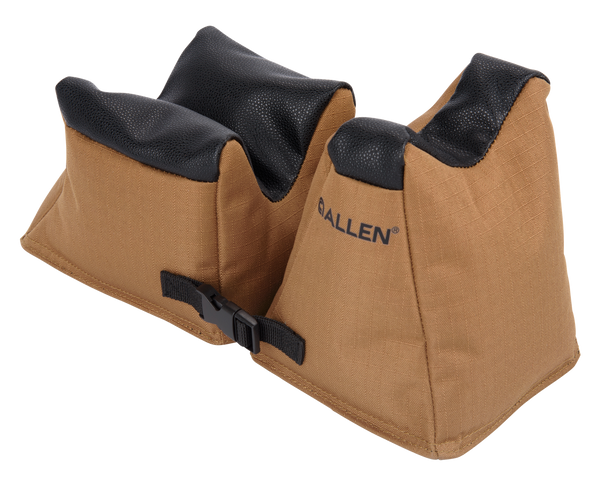 Allen 18411 X-Focus Combo Prefilled Front and Rear Bag, Coyote w/Black Accents Ripstop Polyester, Tacky Grip Bottom Weighs 5.10 lbs., 11.50" L x 5.50" H