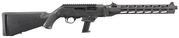 Ruger 19117 PC Carbine *CA Compliant 9mm Luger 10+1 16.12" Threaded/Fluted Barrel, Type III  Hard Coat Anodized Aluminum Alloy Receiver, Synthetic Stock, M-Lok Accessory Slots, Optics Ready