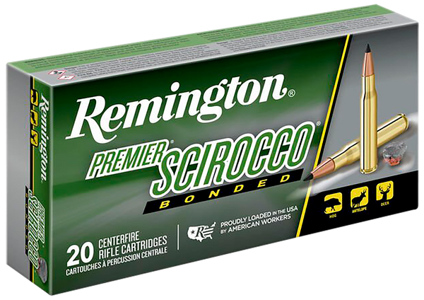 Remington Ammunition 27936 Premier Scirocco Bonded 300RUM 180gr Swift Scirocco Bonded 20 Per Box/10 Case