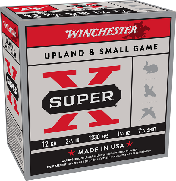 Winchester Ammo X127 Super X Game Load High Brass 12Gauge 2.75" 1 1/4oz 7.5Shot 25 Per Box/10 Case