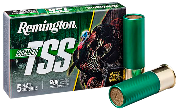Remington Ammunition 28043 Premier TSS Turkey 12 Gauge 3" 1 3/4 oz Tungsten 7 Shot 5 Per Box/ 10 Cs