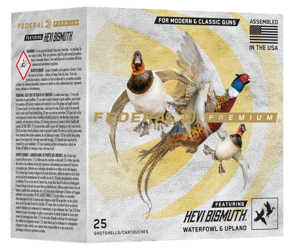 Federal PHBX1384 Premium HEVI-Bismuth 12Gauge 3" 1 3/8oz 4Shot 25 Per Box/10 Case