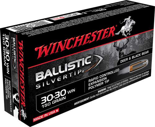 WINCHESTER SUPREME 30-30 WIN 150GR SILVER-TIP 20RD 10BX