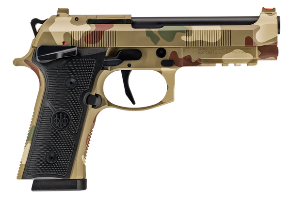 Beretta USA 92XI SAO 9mm Luger, 4.7" Barrel, 18+1, Frogskin Camo