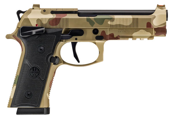 Beretta USA 92XI SAO 9mm Luger, 4.7" Barrel, 15+1, Frogskin Camo Cerakote
