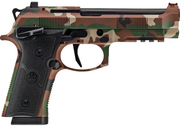 Beretta USA 92XI SAO 9mm Luger, 4.7" Barrel, 15+1, BDU Camouflage