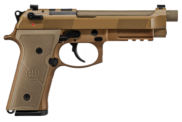 Beretta USA M9A4 9mm Luger, 5.1" Barrel, 10+1, Flat Dark Earth Cerakote