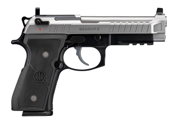 Beretta USA 92G Elite LTT 9mm Luger, 4.7" Barrel, 10+1, Inox (Stainless Steel)