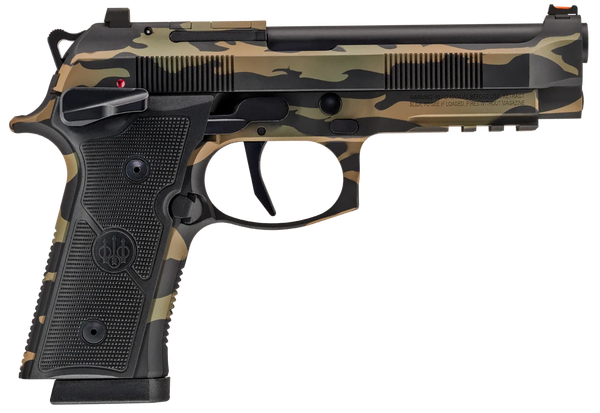 Beretta USA 92XI SAO 9mm Luger, 4.7" Barrel, 15+1, Vietnam Tiger Stripe Camouflage