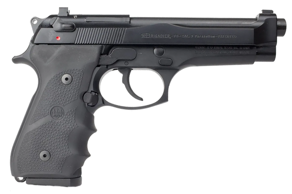 Beretta USA 92FS Brigadier 9mm Luger, 4.9" Barrel, 10+1, Black Bruniton