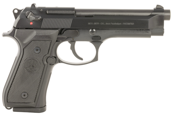 Beretta USA 92FS 9mm Luger, 4.9" Barrel, 10+1, Black Bruniton