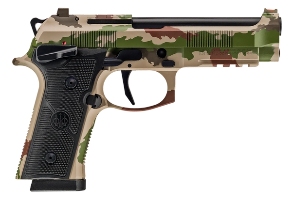 Beretta USA 92XI SAO 9mm Luger, 4.7" Barrel, 18+1, Vegetato Camo
