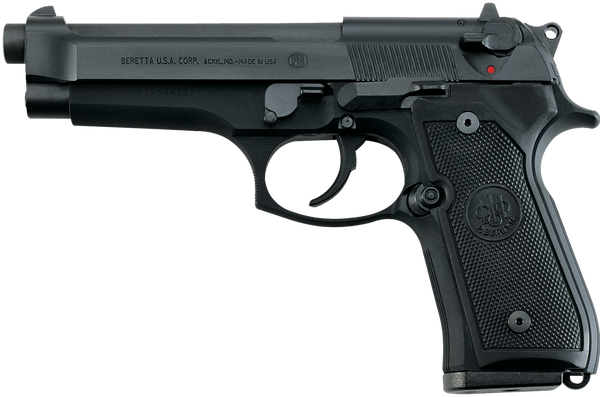 Beretta USA 92FS 9mm Luger, 4.9" Barrel, 10+1, Black Bruniton
