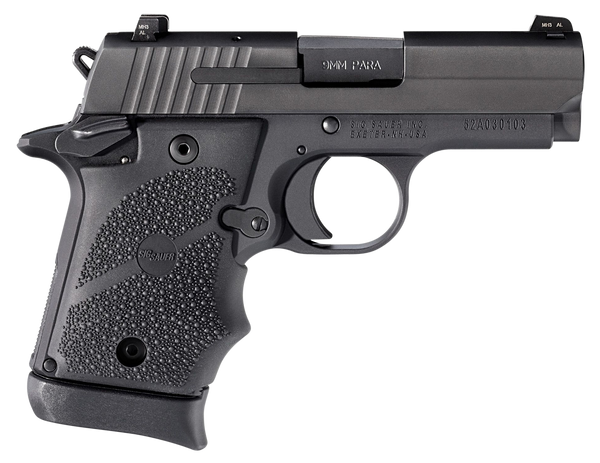 Sig Sauer 938M9BRGAMBI P938 Micro-Compact *MA Compliant 9mm Luger 3" 7+1 Black Hardcoat Anodized Black Polymer Grip