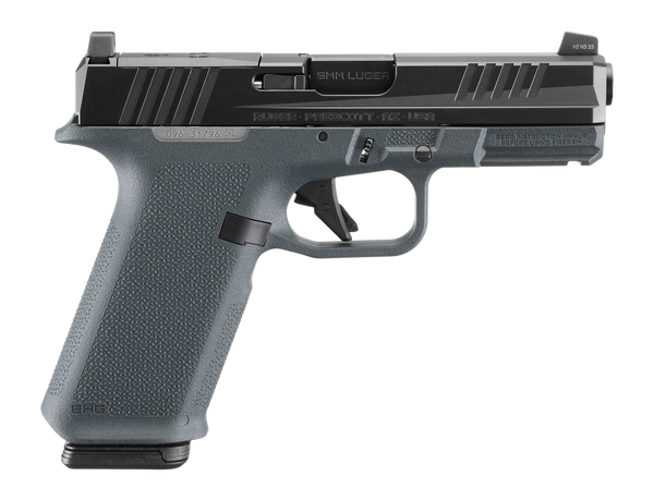 Ruger RXM 9mm Luger, 4" Barrel, 17+1, Stealth Gray / Black FNC Nitride