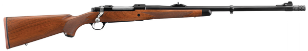 Ruger Hawkeye African .338 Win Mag, 23" Barrel, 3+1, American Walnut / Blued