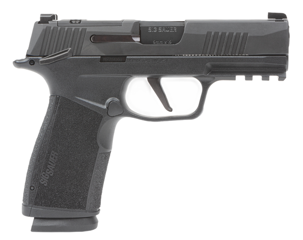Sig Sauer 365X9BXR3PMS P365X  Micro-Compact 9mm Luger 12+1, 3.10" Black Steel Barrel, Black Nitron Optic Ready/Serrated Stainless Steel Slide, Black Stainless Steel Frame w/Beavertail & Picatinny Rail