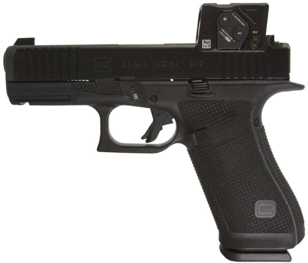 Glock 45 Gen 6 9mm Luger, 4.02" Barrel, 17+1, Black nDLC 
