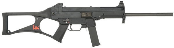 HK 81000092 USC  45 ACP 10+1 Black Target Barrel, Black Polymer Receiver, Skeletonized Black Synthetic Stock, Right Hand