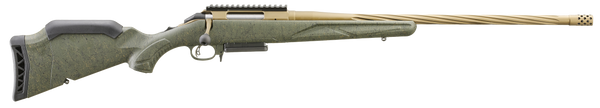 Ruger American II Predator .30-06 Springfield, 22" Barrel, 4+1, Green Splatter Adjustable LOP Synthetic