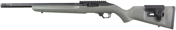 Ruger 10/22 Competition LH .22 LR, 16.12" Barrel, 10+1, Black/Gray Speckled Laminate / Satin Black