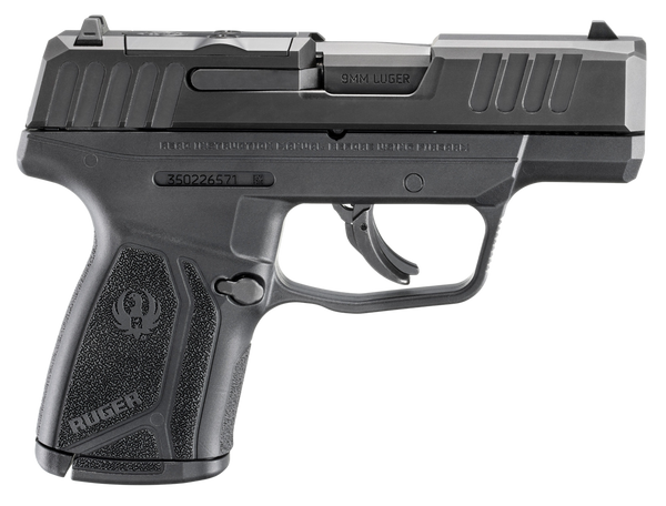 Ruger MAX-9 9mm Luger, 3.2" Barrel, 10+1, Black Nitride