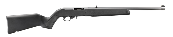 Ruger  10/22  22 LR 10+1 18.50" Satin Stainless Steel Barrel & Drilled & Tapped Receiver, Black Fixed w/M-LOK Polymer Stock