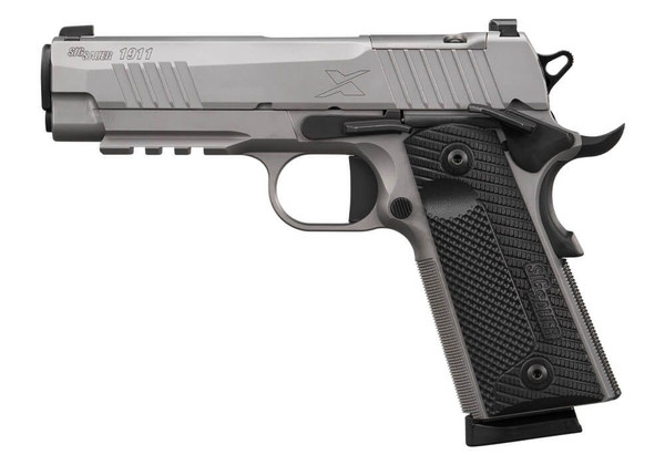 Sig Sauer 1911 XCarry .45 ACP, 4.25" Barrel, 8+1, Stainless Bead Blast / Black DLC