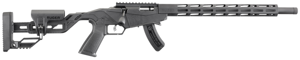 Ruger Precision Rimfire .22 LR, 18" Barrel, 15+1, Black Hard-Coat Anodized