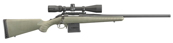 Ruger American Predator .204 Ruger, 22" Barrel, 10+1, Moss Green Synthetic