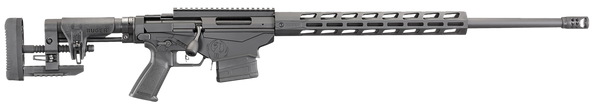 Ruger 18048 Precision  6.5 Creedmoor 10+1 20" Black Threaded Barrel, Black Picatinny Rail Aluminum Receiver, Precision MSR Synthetic Stock, Black Polymer Grip