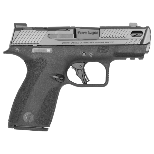 Smith & Wesson PC M&P Shield X Carry Comp 9mm Luger, 3.6" Barrel, 15+1, Black Armornite 