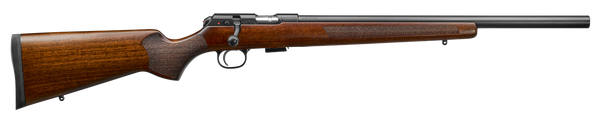 CZ-USA 02341 CZ 457 Varmint Full Size 22 WMR 5+1 20.50" Black Nitride Heavy Barrel Black Nitride Steel Receiver Turkish Walnut Fixed Varmint-Style Stock Right Hand