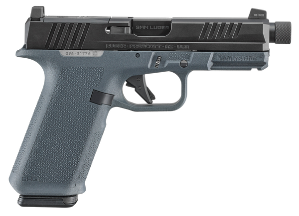 Ruger RXM 9mm Luger, 4.5" Barrel, 17+1, Stealth Gray / Black FNC Nitride