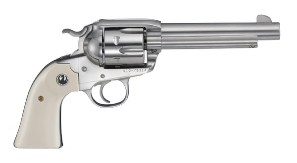 Ruger Vaquero .357 Magnum / .38 Special, 5.5" Barrel, 6, High-Gloss Stainless