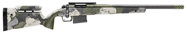 Springfield Armory BAW920308CFGA 2020 WayPoint  308 Win,7.62x51mm NATO 5+1 20" CF Evergreen Camo Hybrid Profile w/Adj Cheek Comb & M-LOK Stock Mil-Spec Green Cerakote Right Hand