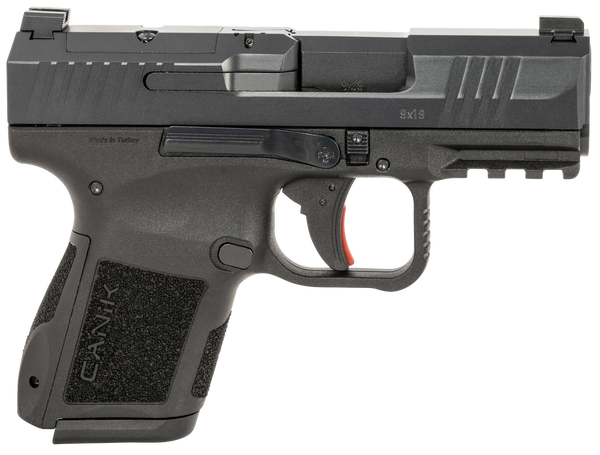 Canik HG7620N Mete MC9 9mm Luger 12+1/15+1 3.18" Black Steel Barrel, Matte Black Tenifer Cerakote Optic Ready/Serrated Slide, Black Polymer Frame w/Picatinny Rail, Black Polymer Grips