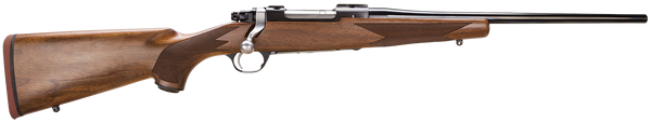 Ruger Hawkeye Compact .243 Winchester, 16.5" Barrel, 4+1, Walnut / Satin Blued