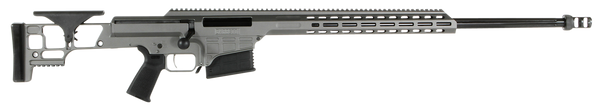 Barrett 18504 MRAD  338 Lapua Mag 26" 10+1 Tungsten Gray Cerakote Tungsten Gray Fixed Adjustable Comb Stock Black Polymer Grip Right Hand