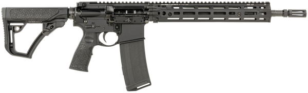 Daniel Defense 0219110613047 M4A1 RIII 5.56x45mm NATO 14.50" 30+1, Black, OEM Stock & Grip, 12.50" M-Lok Handgaurd, Ambi Controls, Pinned & Welded Flash Hider