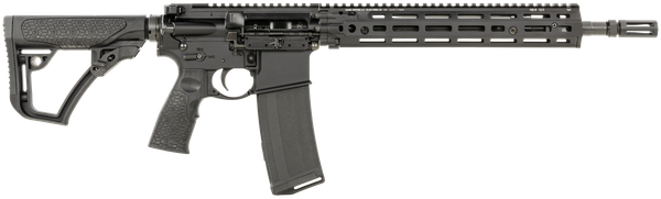 Daniel Defense 0219110613047 M4A1 RIII 5.56x45mm NATO 14.50" 30+1, Black, OEM Stock & Grip, 12.50" M-Lok Handgaurd, Ambi Controls, Pinned & Welded Flash Hider
