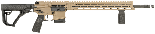 Daniel Defense 0212811090055 DDM4 V7 Pro *CA Compliant 5.56x45mm NATO 18" 10+1, FDE Rec, Black OEM Overmolded Stock & Grip, Geissele Trigger