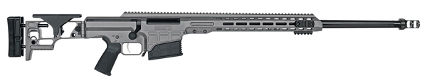 Barrett 18489 MRAD  300 Win Mag 26" 10+1 Gray Gray Folding with Adjustable LOP Stock Black Polymer Grip Right Hand