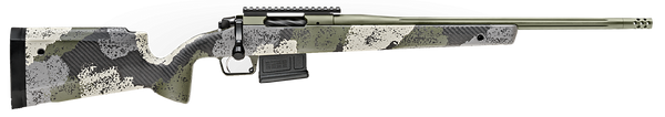 Springfield Armory BAW9206CMG Model 2020 WayPoint  6mm Creedmoor 5+1 Cap 20" Mil-Spec Green Cerakote Rec/Barrel Evergreen Camo Carbon Fiber Hybrid Profile with M-LOK Stock Right Hand (Full Size)