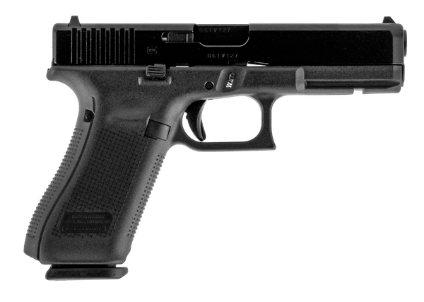 Glock 17 Gen 5 FS 9mm Luger, 4.49" Barrel, 17+1, Black nDLC 