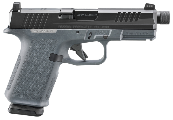 Ruger RXM 9mm Luger, 4.5" Barrel, 15+1, Stealth Gray / Black FNC Nitride