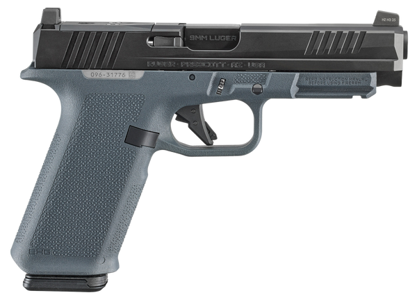 Ruger RXM 9mm Luger, 4.5" Barrel, 17+1, Stealth Gray / Black FNC Nitride